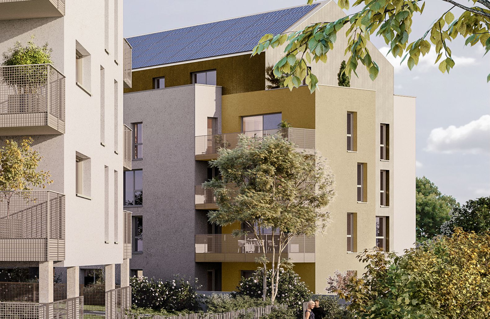 logement neuf extérieur Les Jardins du Clos Sotin - Vern-sur-Seiche