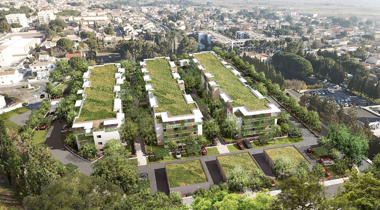 logement neuf extérieur VERT idylle - Narbonne