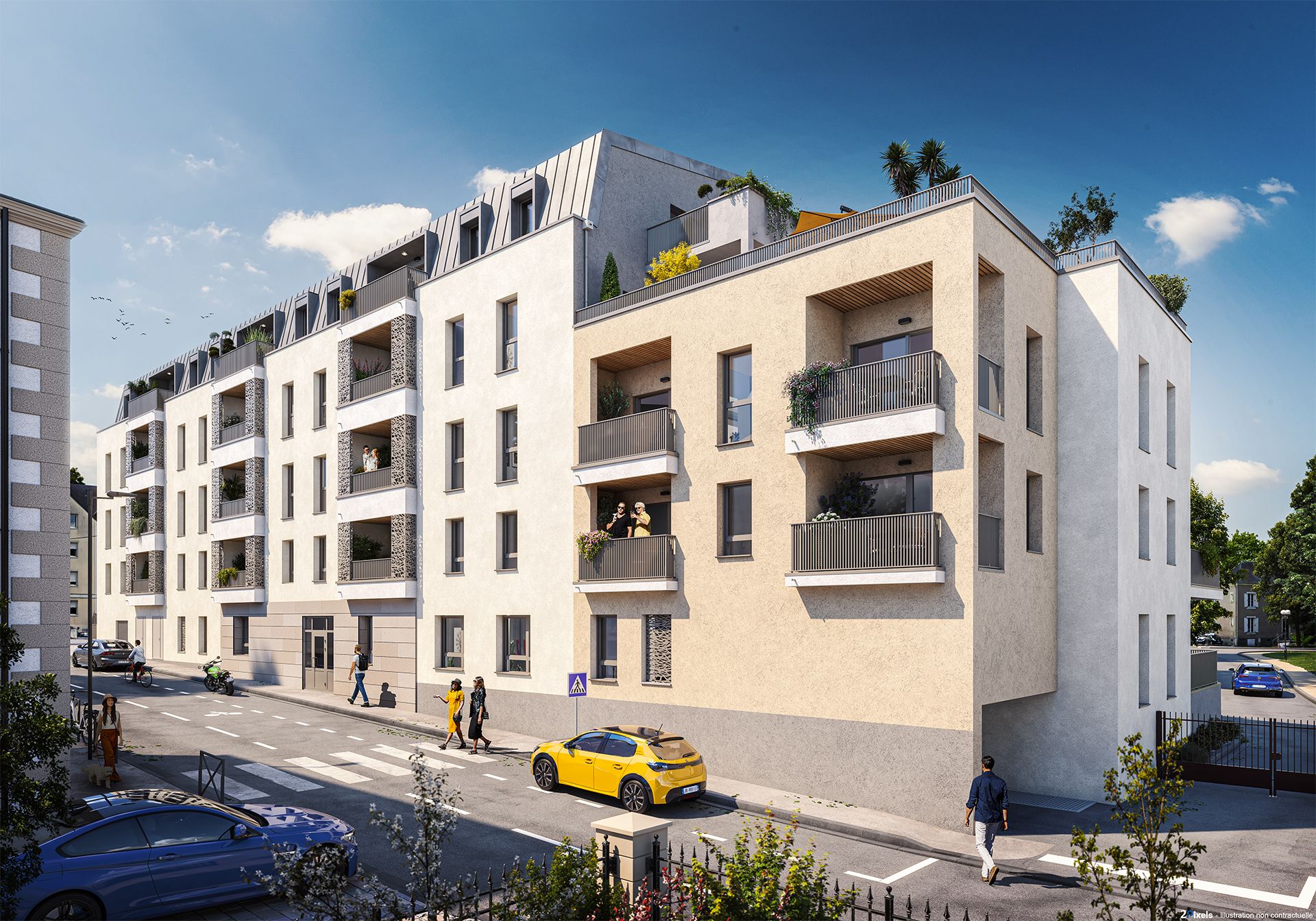 logement neuf extérieur Parc Saint-Julien - Laval
