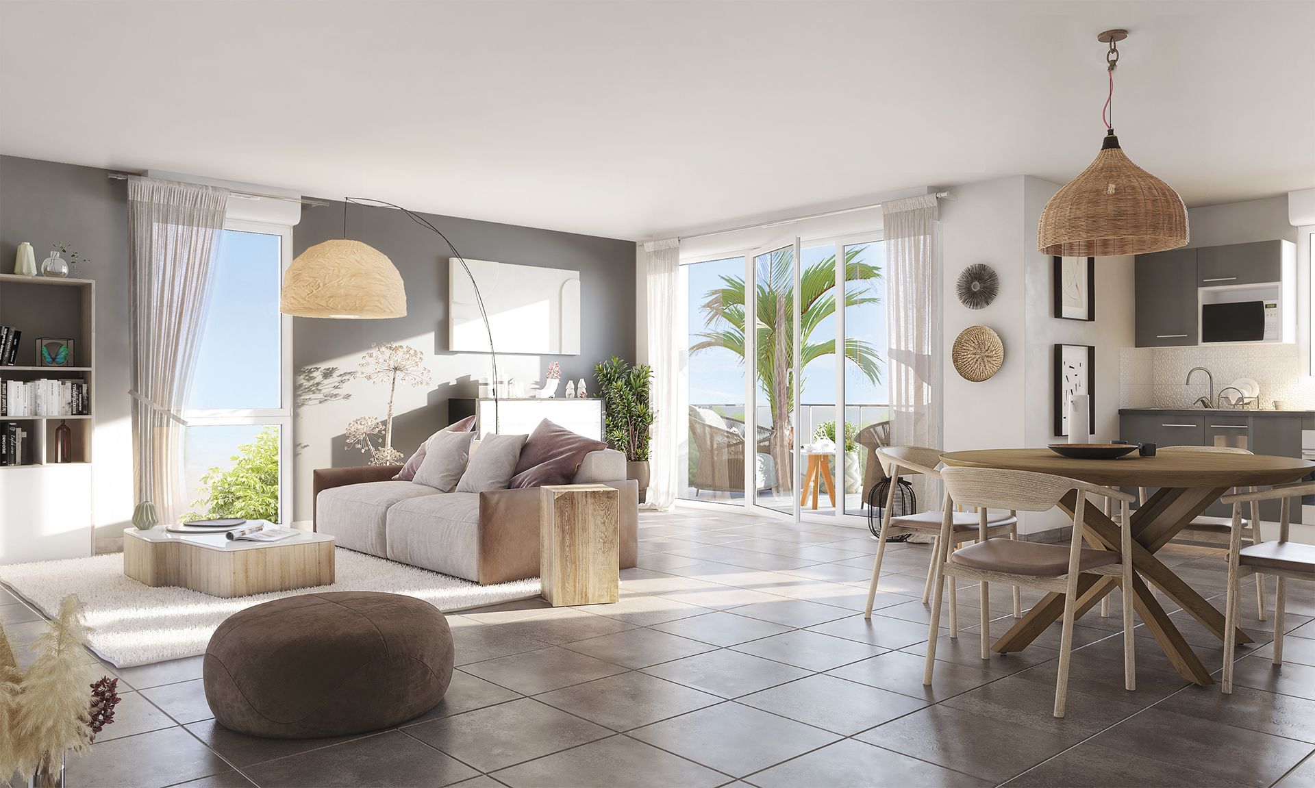 logement neuf extérieur L'ÉCRIN BLANC - Carbon-Blanc
