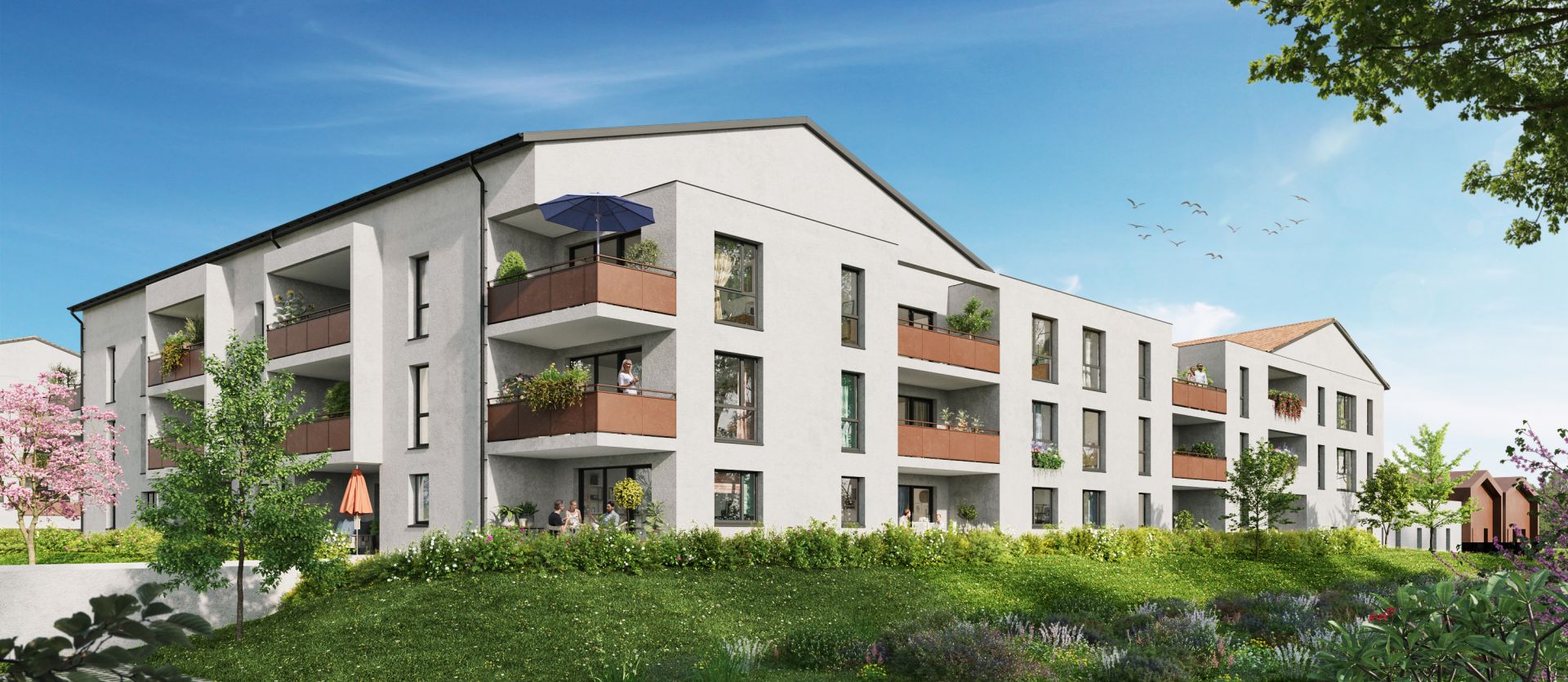 logement neuf extérieur Soléa - Muret