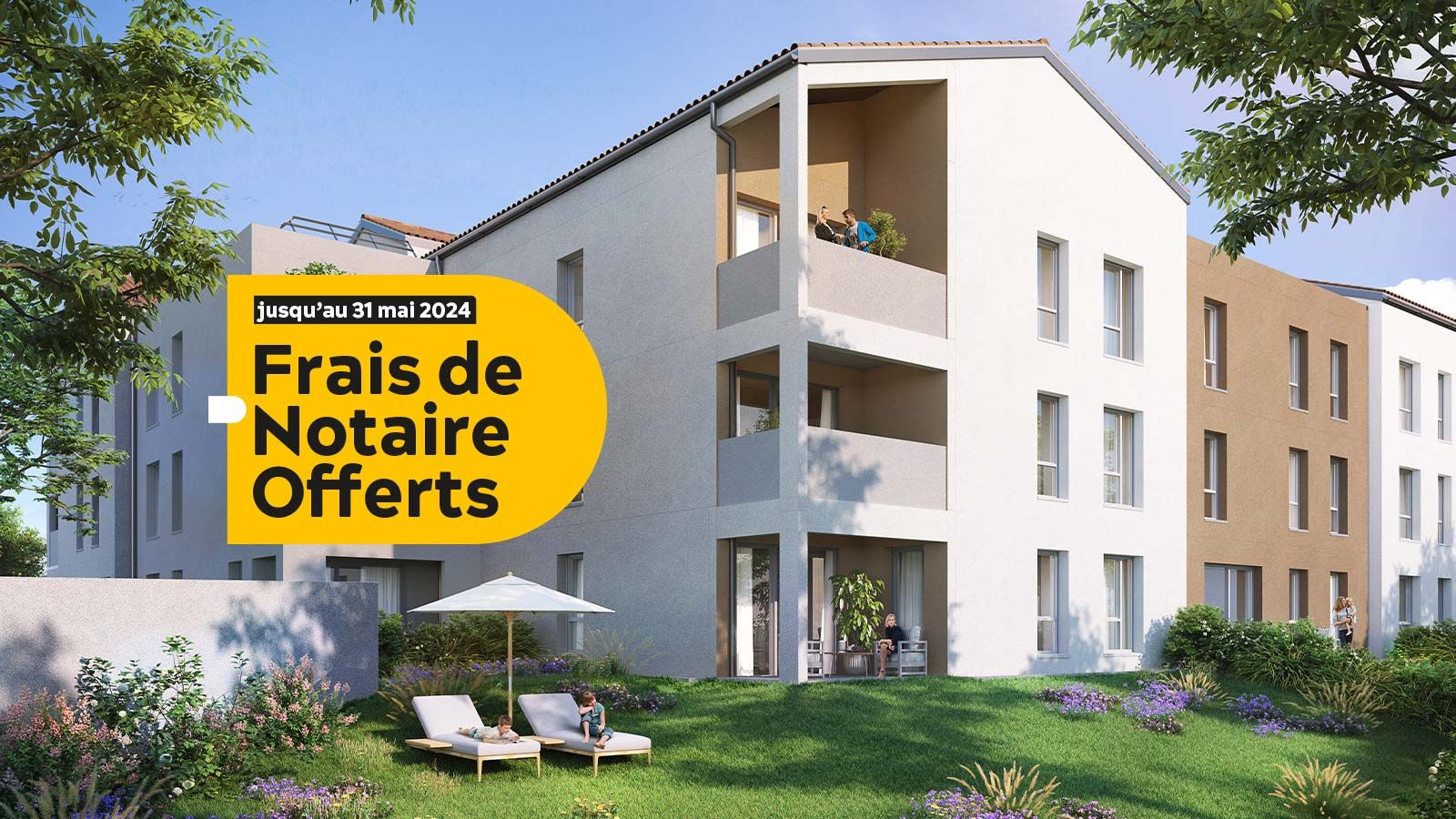 logement neuf extérieur JARDINS DES SENS - Serpaize