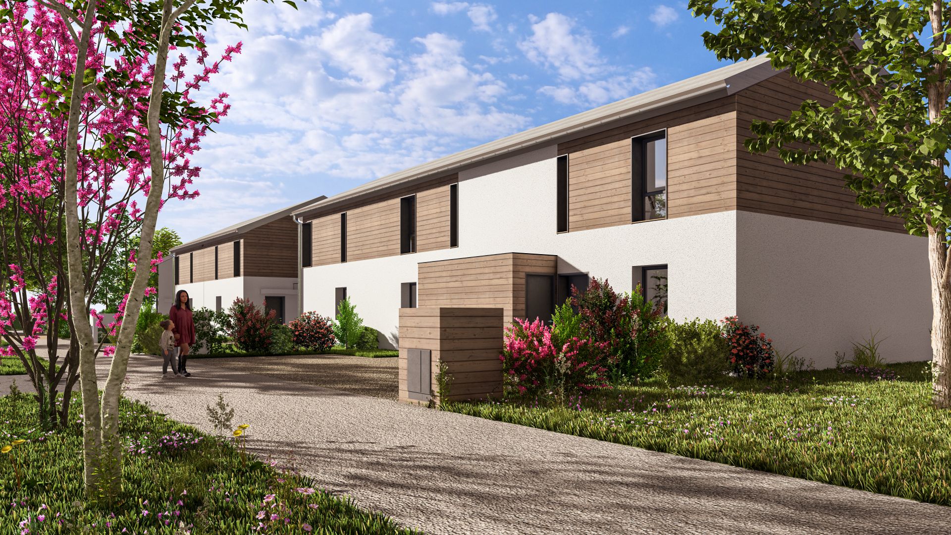 logement neuf extérieur Rodbaek Village - Darnétal