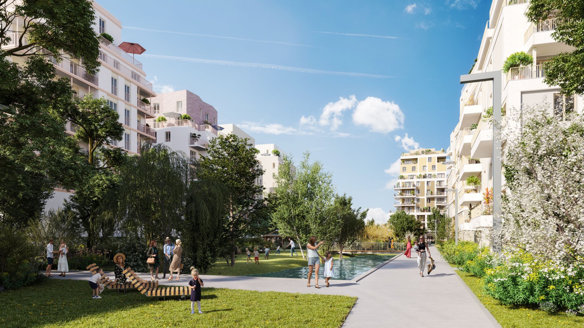 logement neuf extérieur Blossom Park - Rouen
