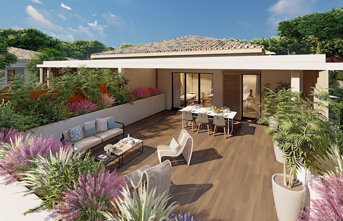 logement neuf extérieur Campagne Giraud - Aix-en-Provence