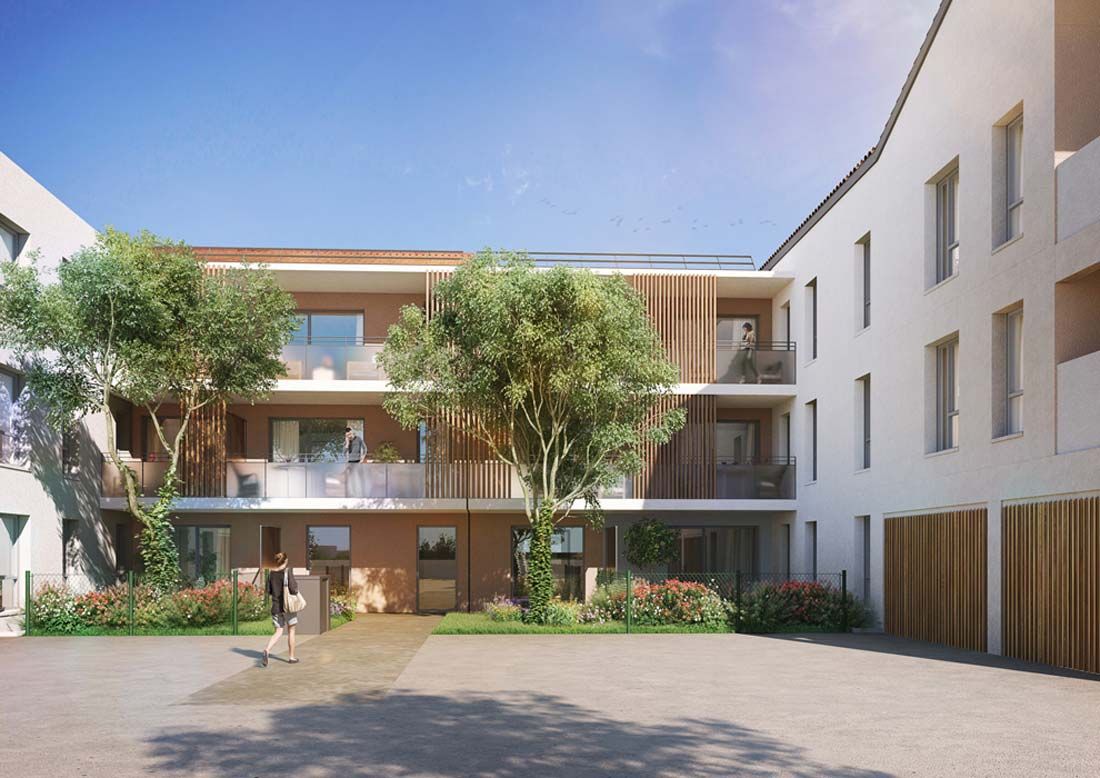 logement neuf extérieur JARDINS DES SENS - Serpaize