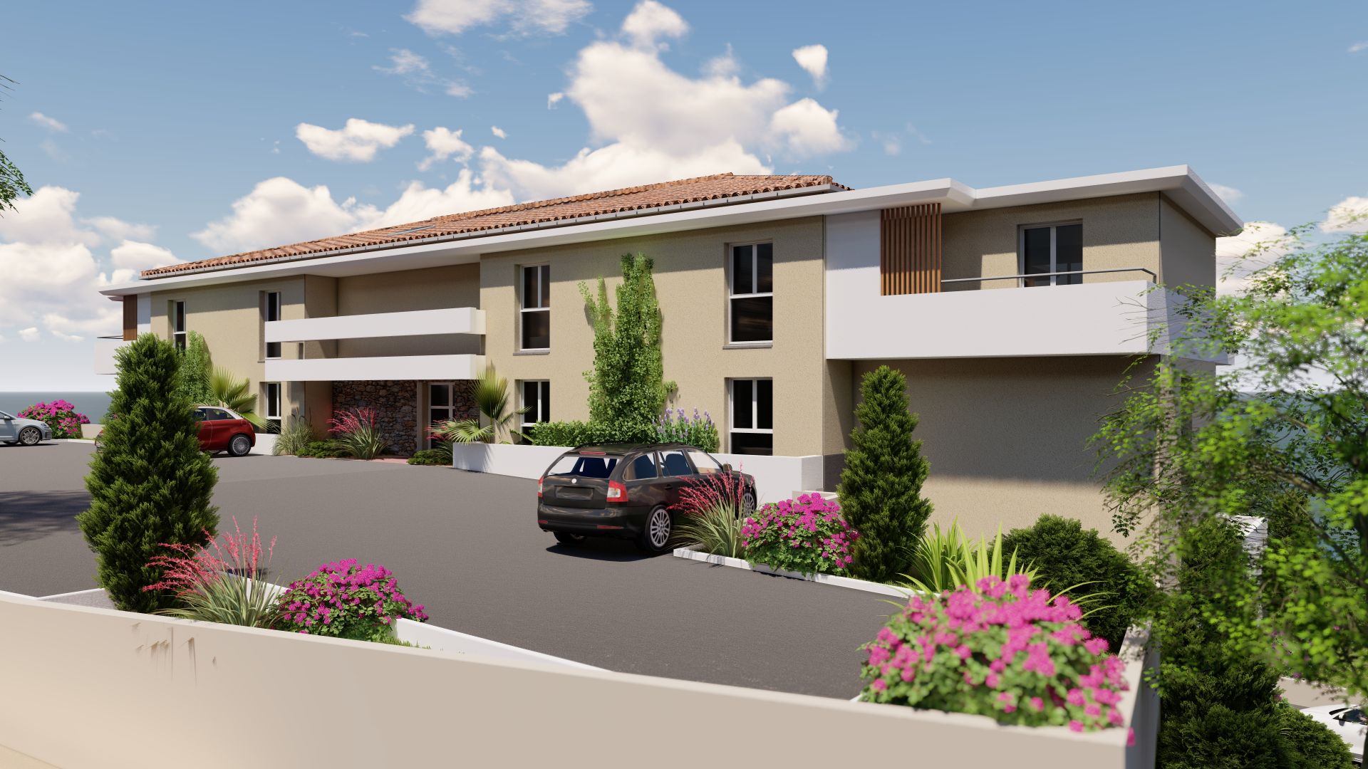 logement neuf extérieur ORIZONTE - Propriano