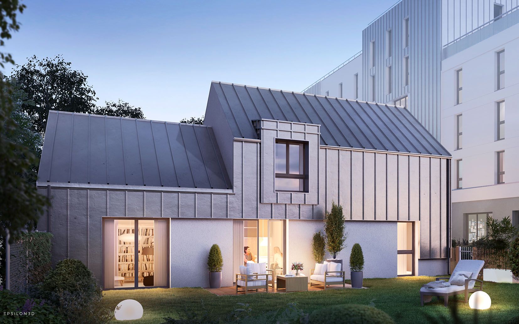 logement neuf extérieur Épicure - Rennes