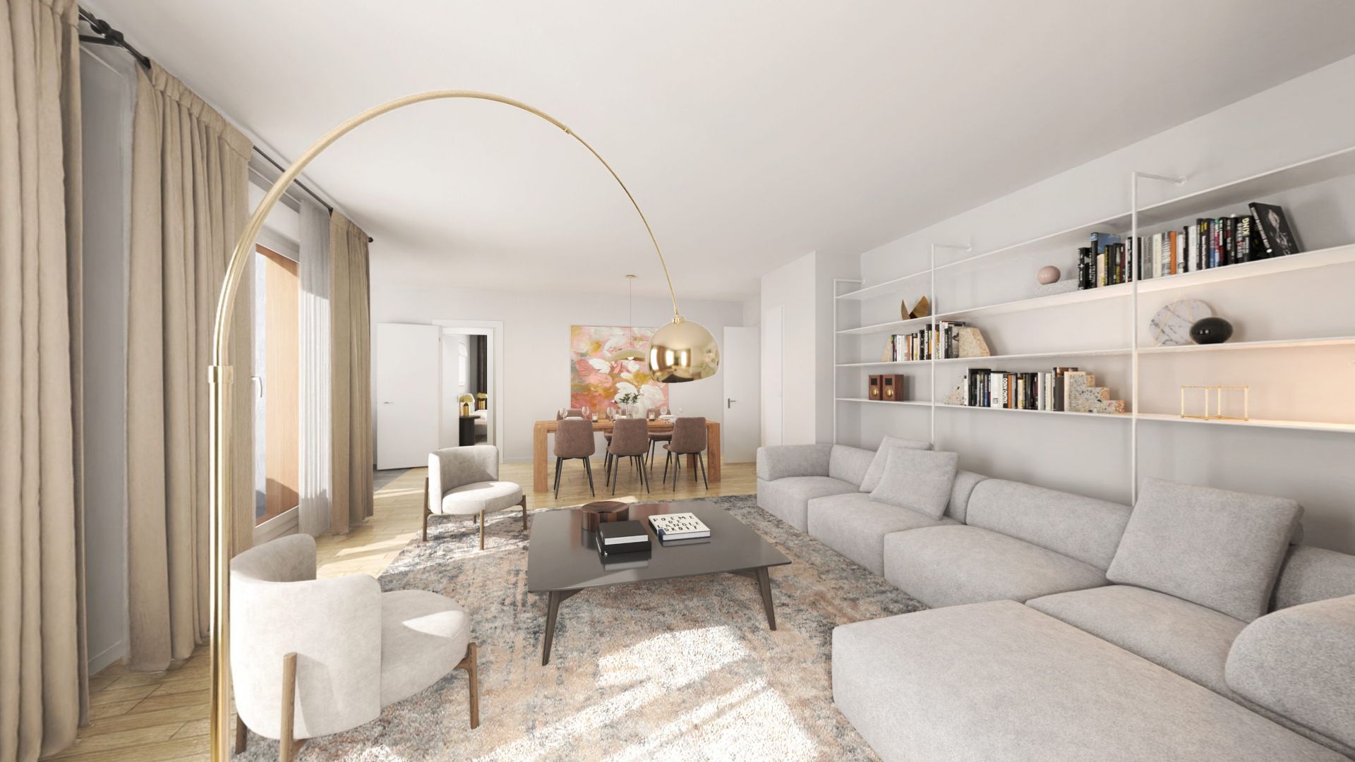 logement neuf extérieur Cour de Charlotte - Sceaux