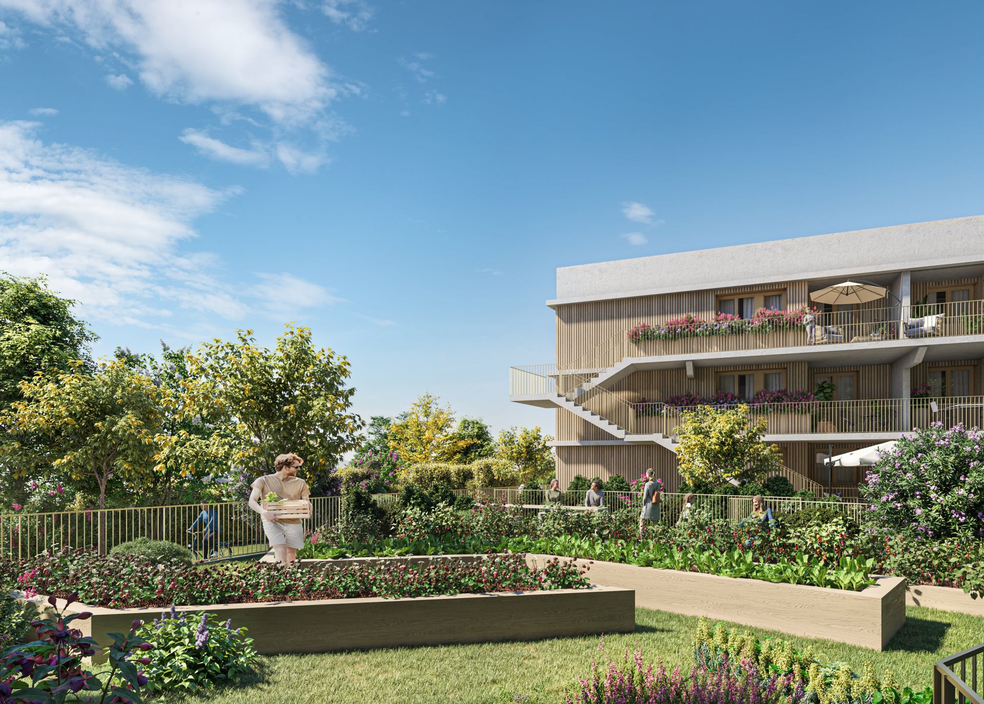 logement neuf extérieur Ava Nova - Toulouse