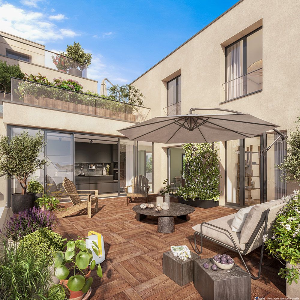 logement neuf extérieur LES JARDINS DE GALLERON - Paris