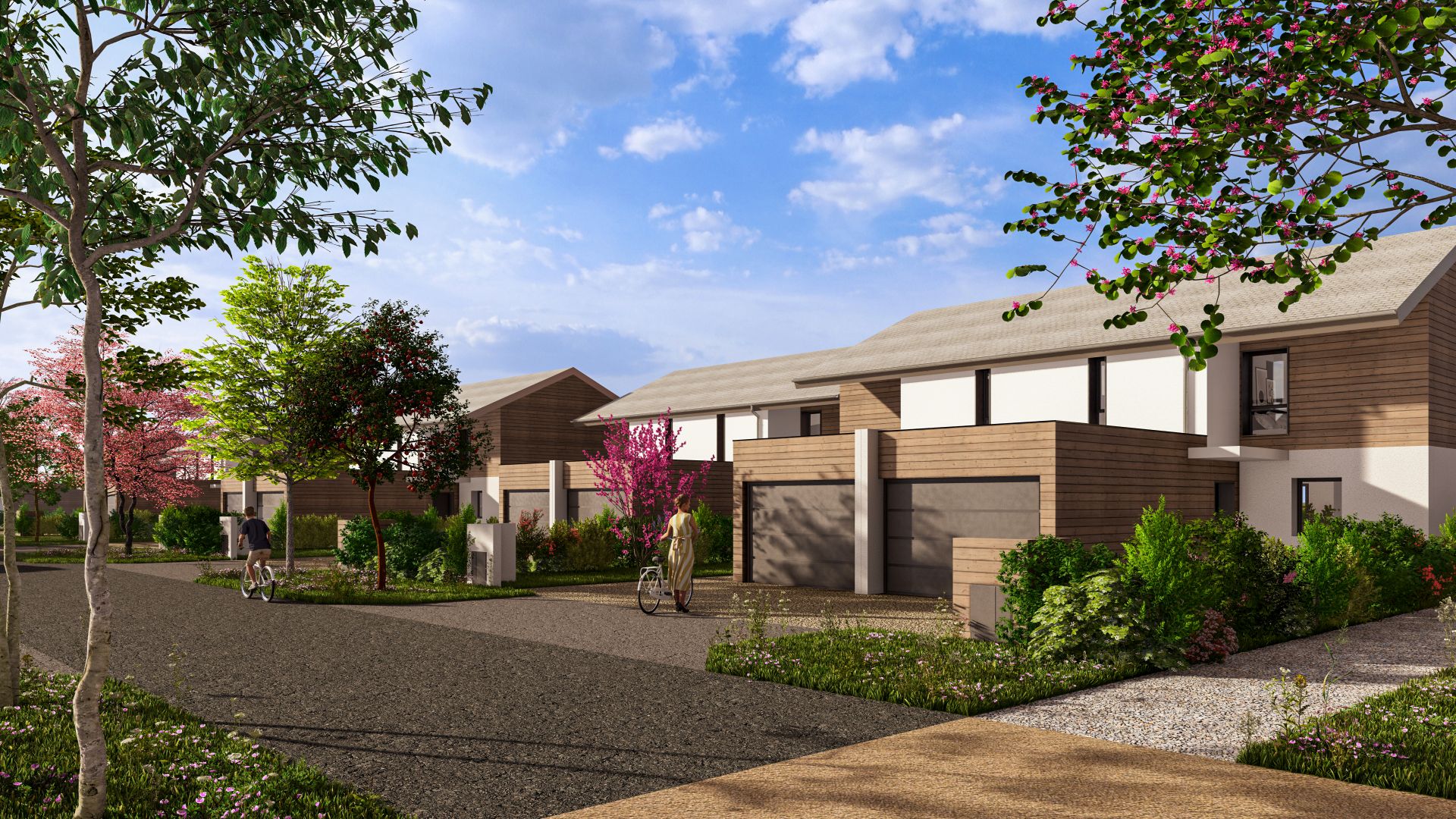 logement neuf extérieur Rodbaek Village - Darnétal