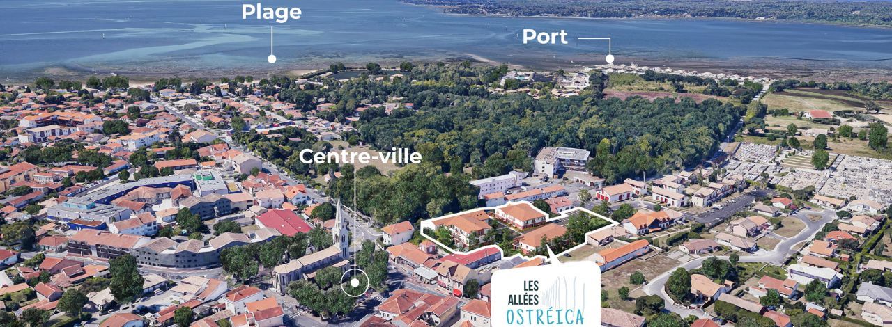 logement neuf extérieur LES ALLEES OSTREICA - Arès