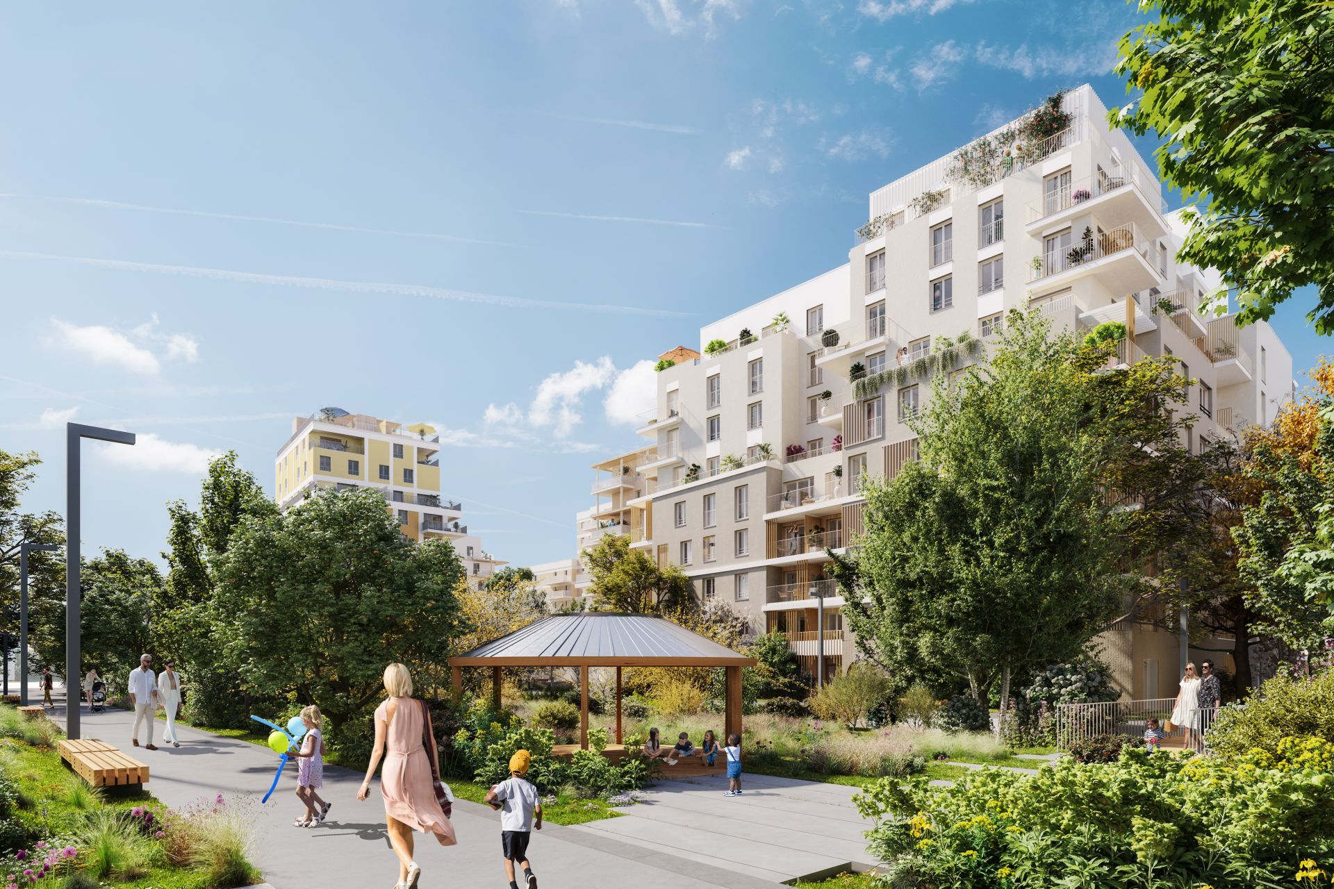 logement neuf extérieur Blossom Park - Rouen