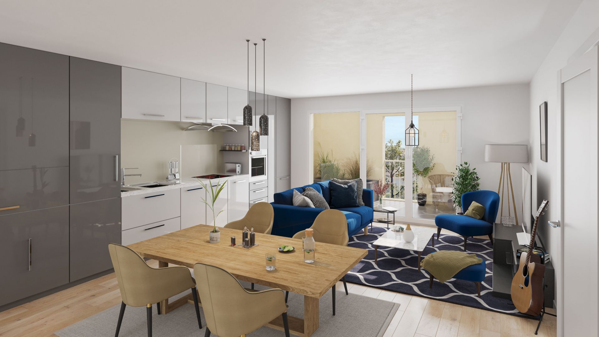 logement neuf extérieur Boïos - Biganos