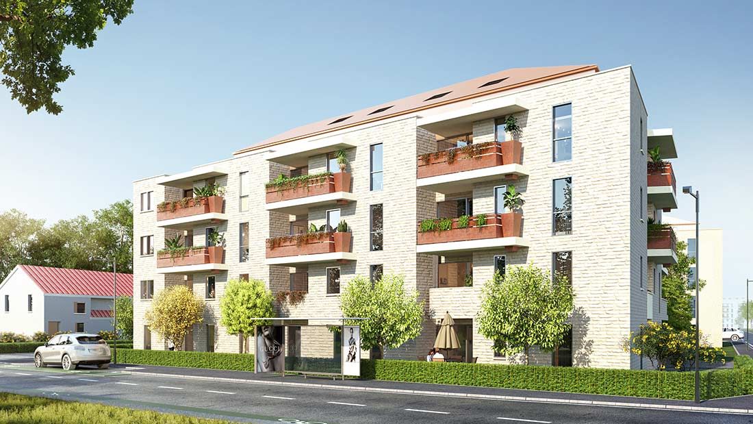logement neuf extérieur HORIZON MINIMES - Toulouse