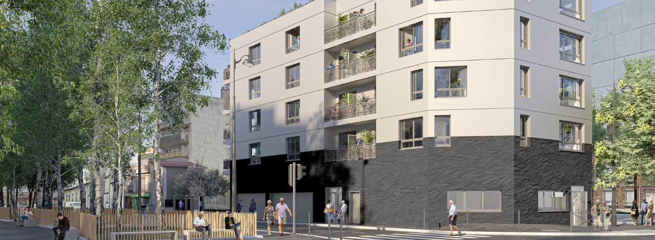 logement neuf extérieur RESIDENCE LOREDEN - Aubervilliers