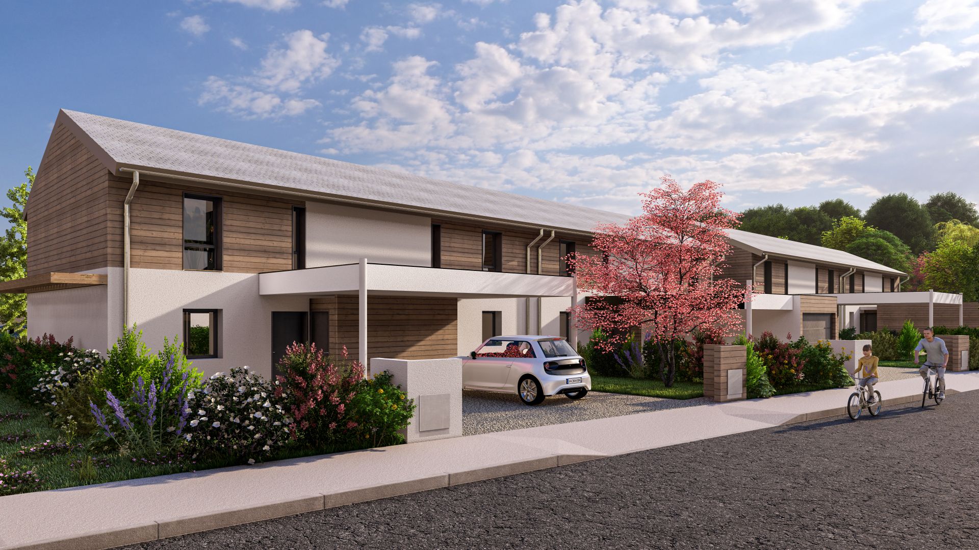 logement neuf extérieur Rodbaek Village - Darnétal