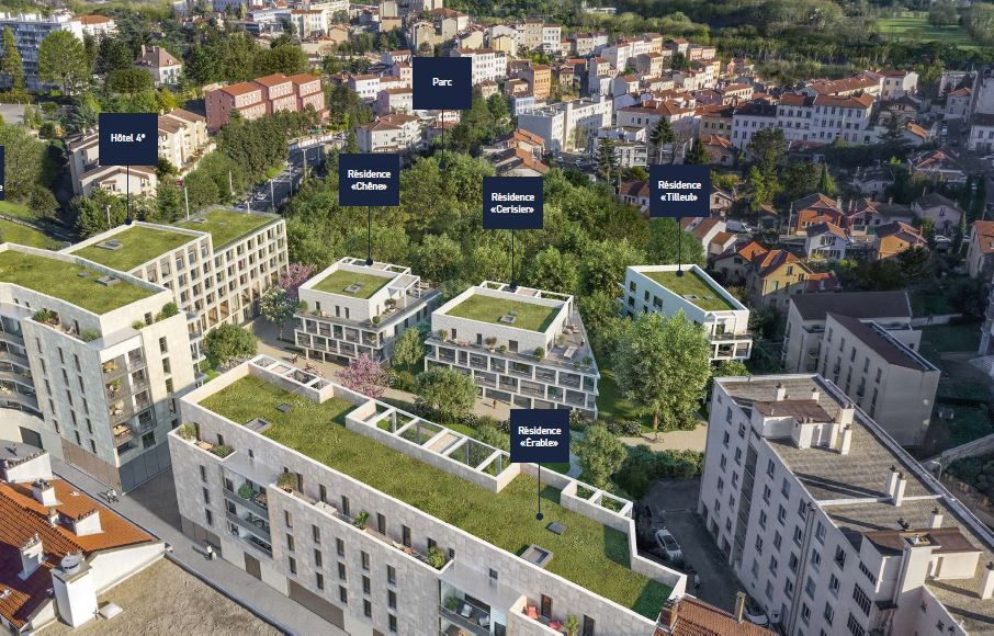 logement neuf extérieur HIGH PARK - Caluire-et-Cuire