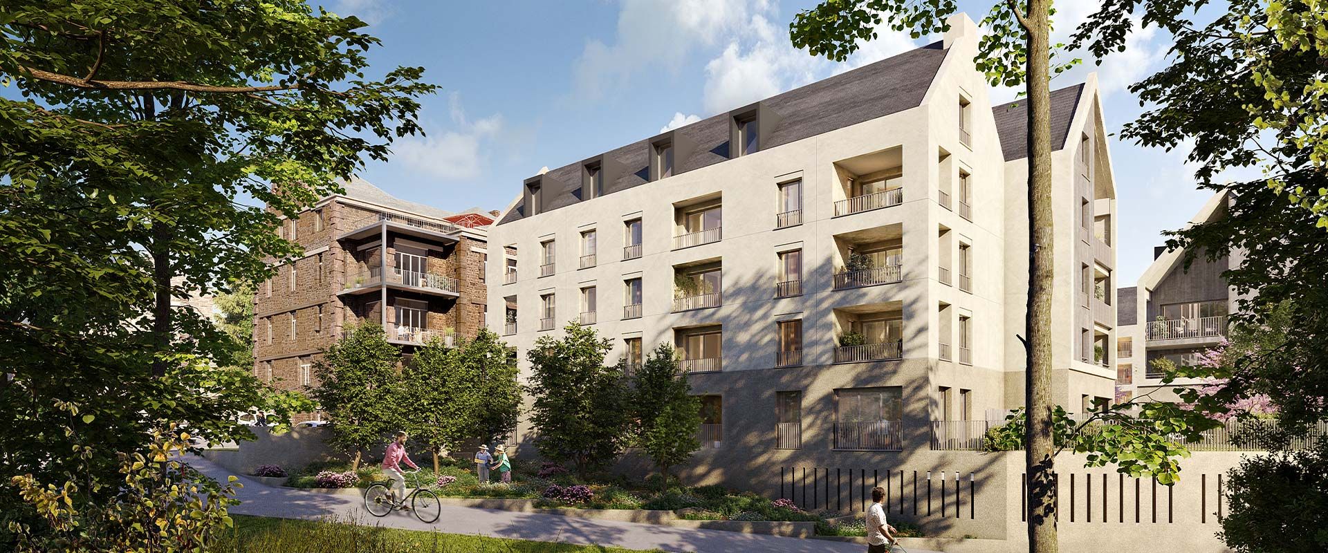 logement neuf extérieur LE HAMEAU DU ROSAIS - Saint-Malo