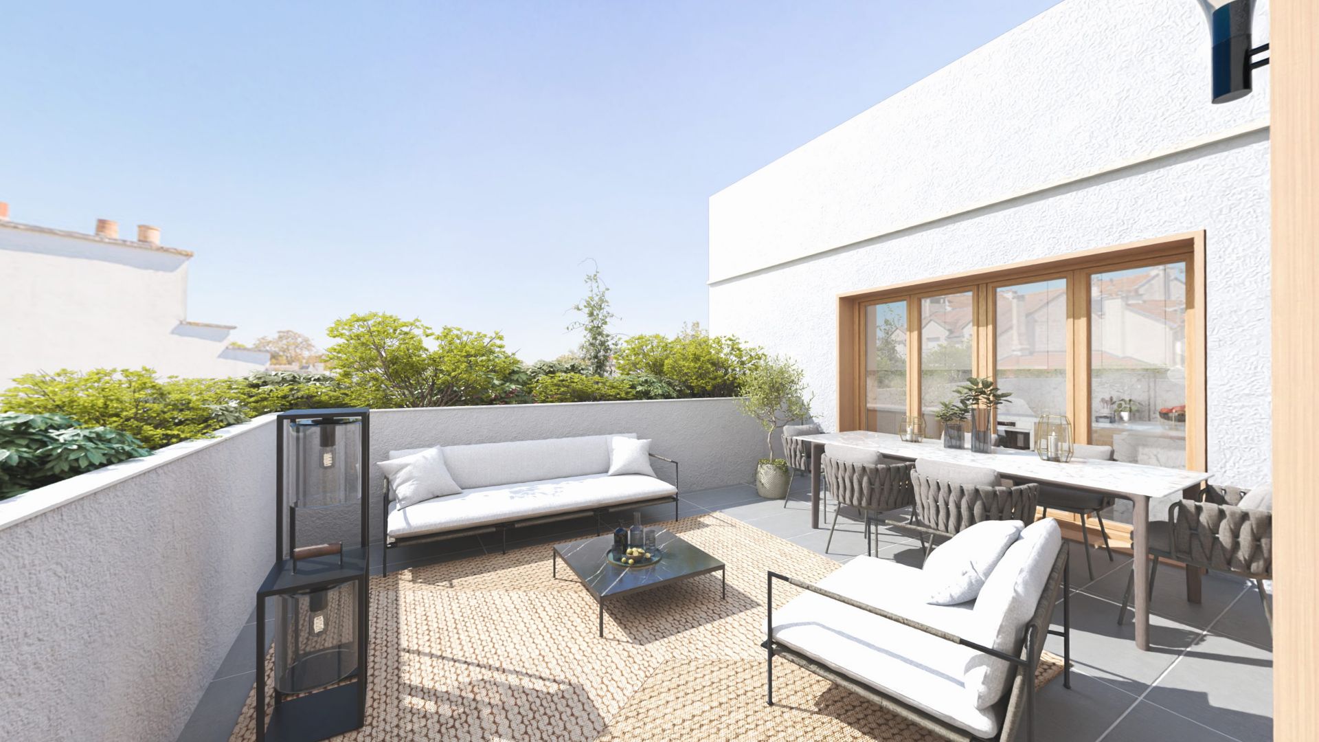 logement neuf extérieur Cour de Charlotte - Sceaux