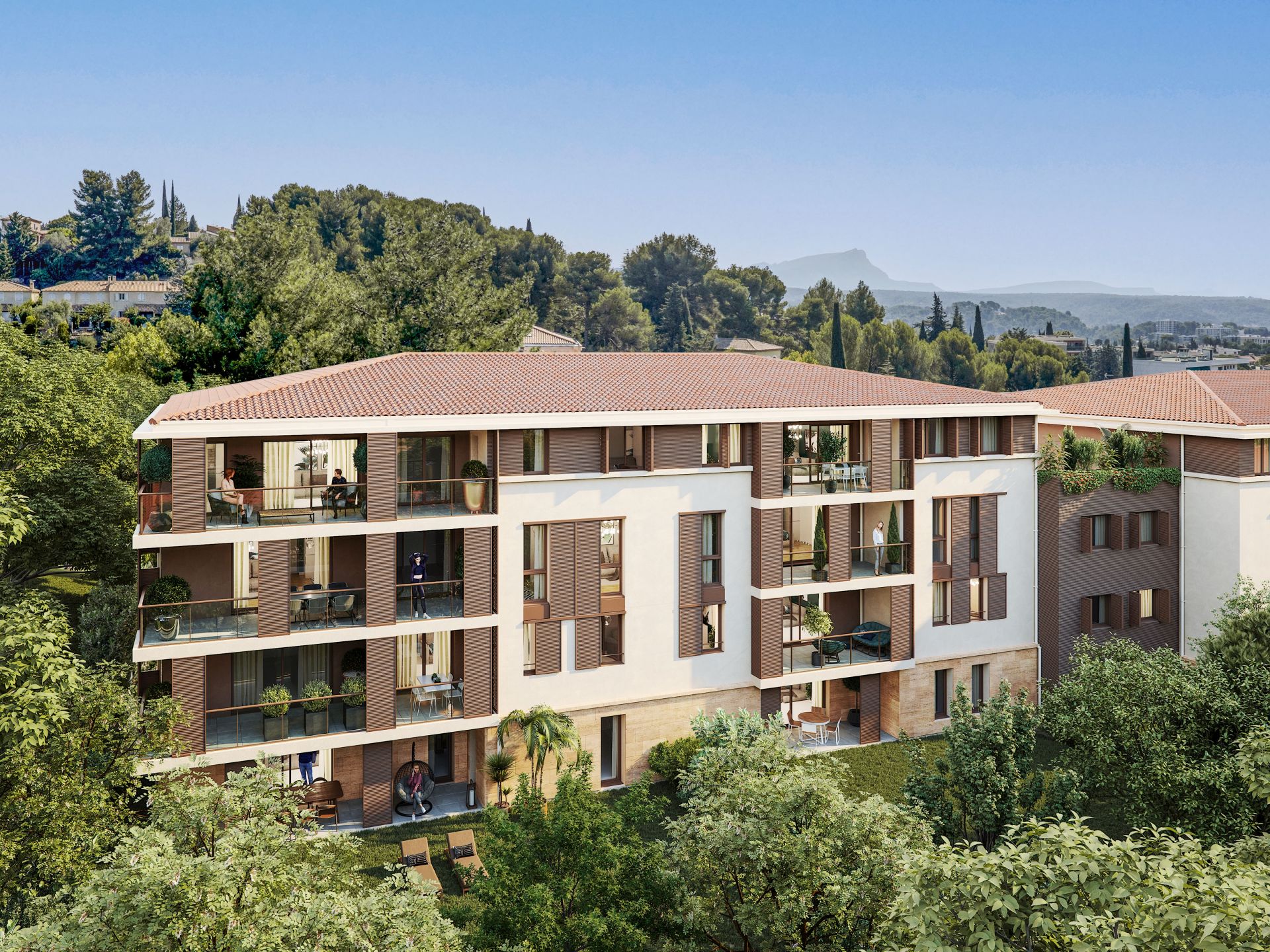 logement neuf extérieur Horizon Solari - Aix-en-Provence