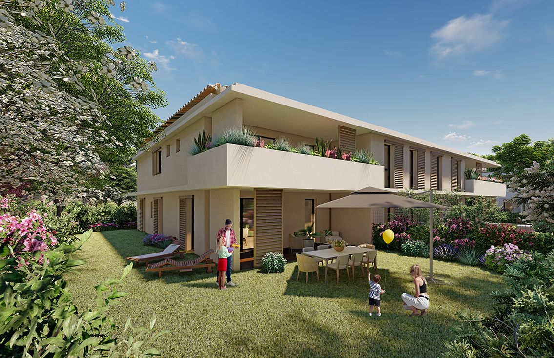logement neuf extérieur Campagne Giraud - Aix-en-Provence