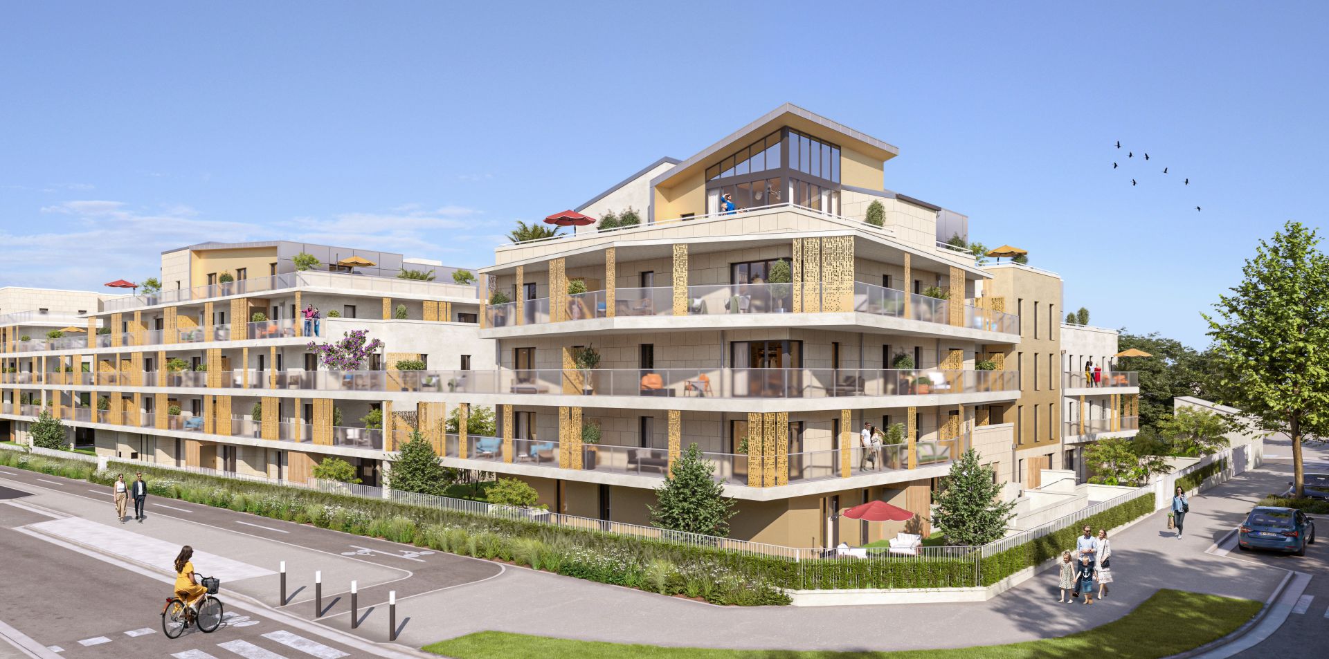 logement neuf extérieur L'ÉCLAT - ELANCOURT
