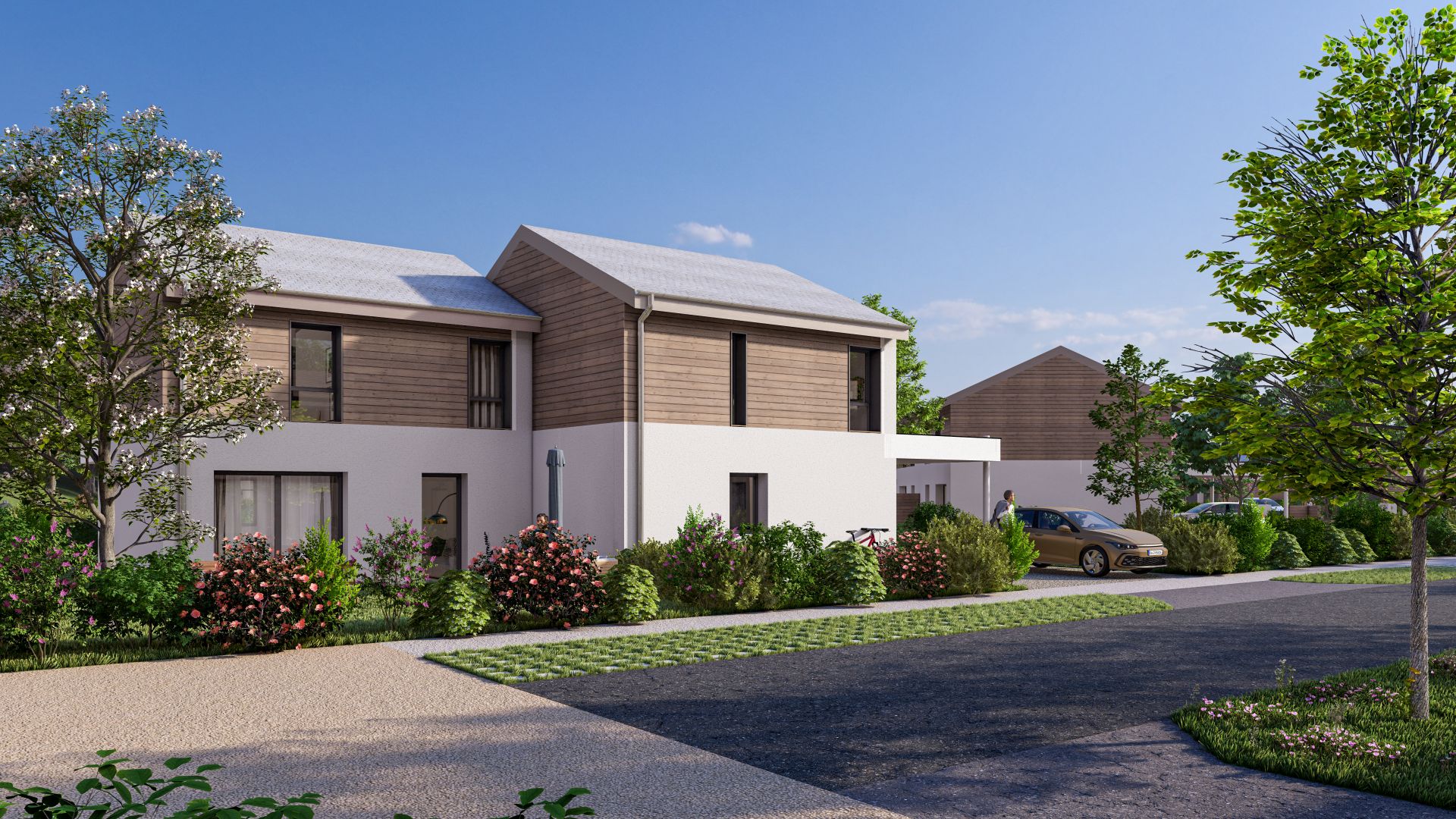 logement neuf extérieur Rodbaek Village - Darnétal