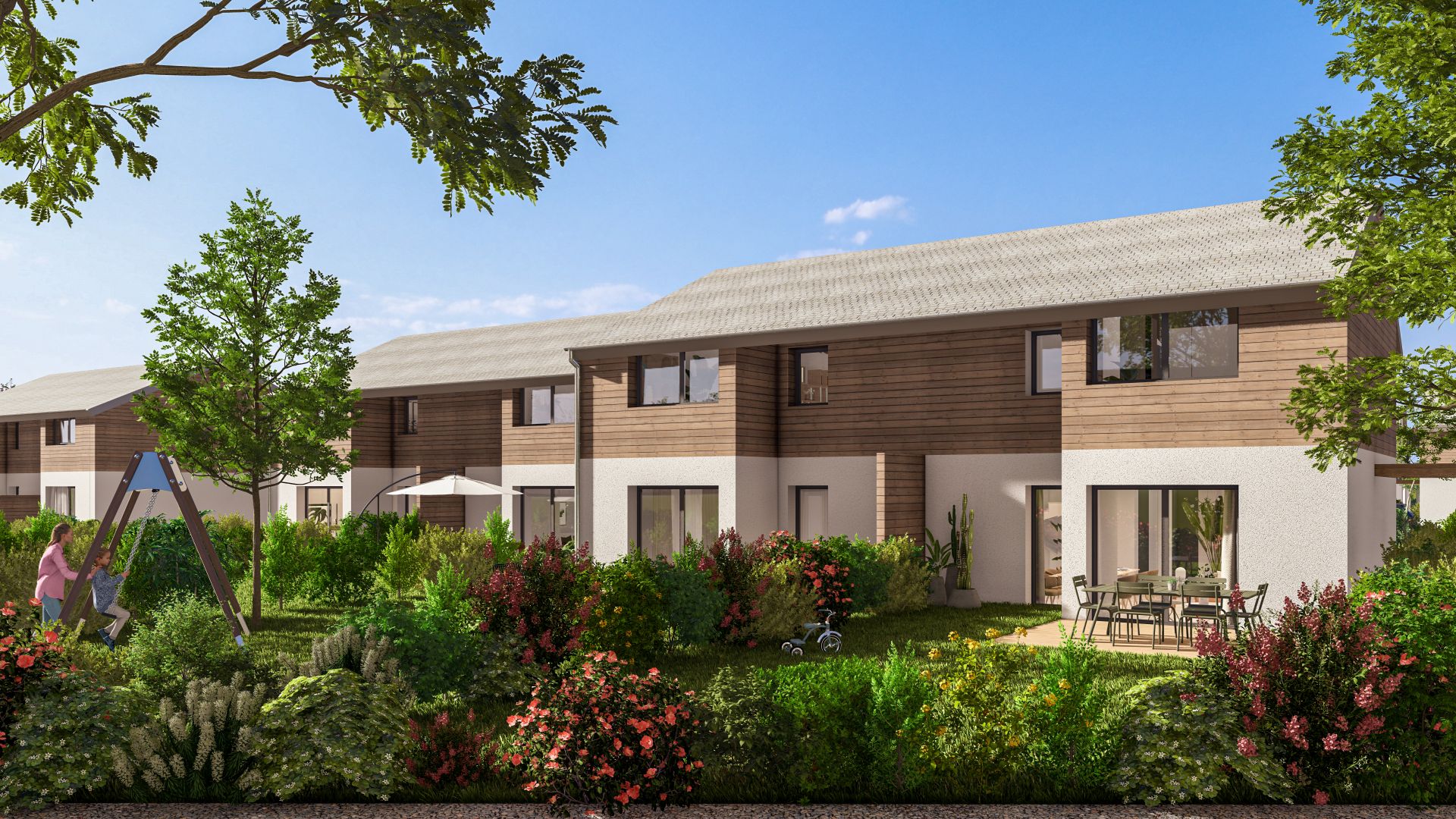 logement neuf extérieur Rodbaek Village - Darnétal