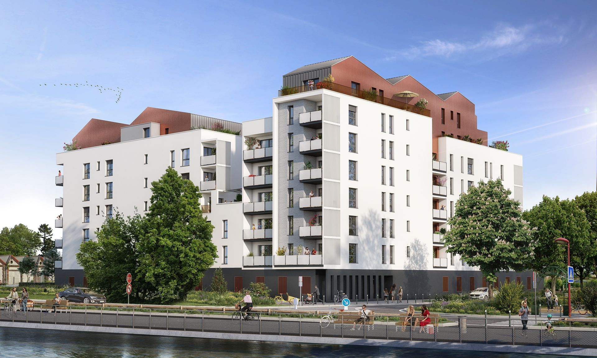 logement neuf extérieur LES SOUHAITS - Elbeuf