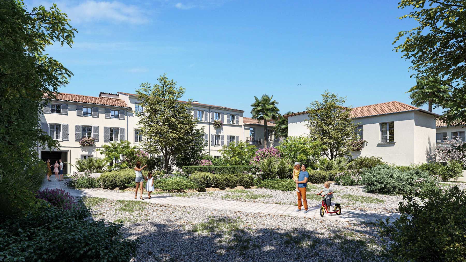logement neuf extérieur CLOS DE LA MERCI - MONTPELLIER